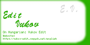 edit vukov business card